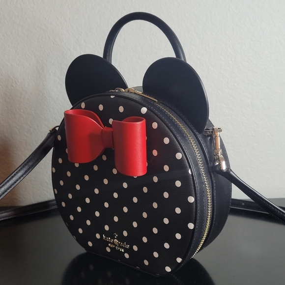 Kate Spade X Disney Minnie Mouse Canteen Crossbody - Picture 3 of 14